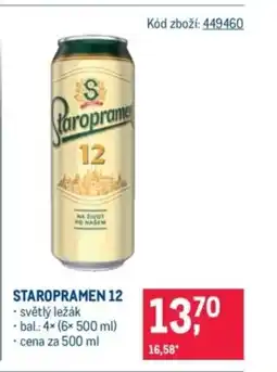 Makro Staropramen 12 nabídka