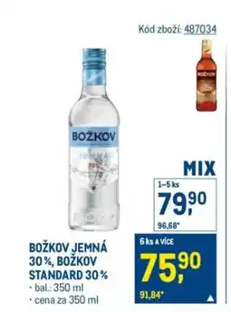 Makro Božkov jemná 30%, Božkov standard 30% nabídka