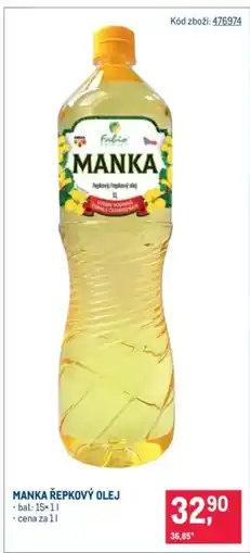Makro Manka řepkový olej nabídka