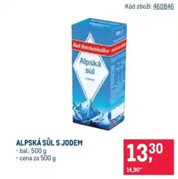 Makro Alpská sůl s jodem nabídka