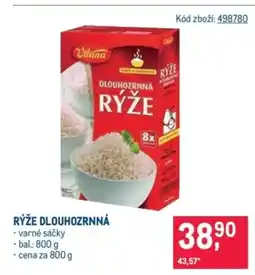 Makro Rýže dlouhozrnná nabídka