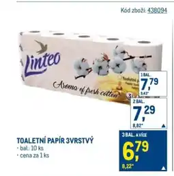Makro Linteo Toaletní papír 3vrstvý nabídka