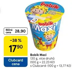 Tesco Bobík Maxi nabídka
