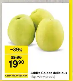 Tesco Jablka Golden delicious nabídka