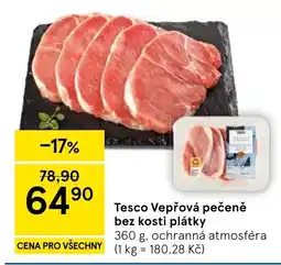 Tesco Tesco Vepřová pečeně bez kosti plátky nabídka