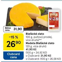 Tesco Blaťácké zlato nabídka