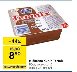 Tesco Mlékárna Kunín Termix nabídka