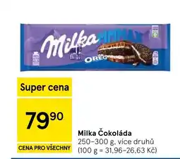 Tesco Milka Čokoláda nabídka