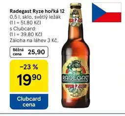Tesco Radegast Ryze hořká 12 nabídka