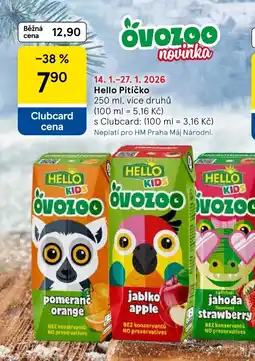 Tesco Hello Pitíčko nabídka