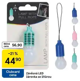Tesco Závěsná LED žárovka se šňůrou nabídka