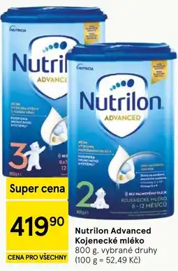 Tesco Nutrilon Advanced Kojenecké mléko nabídka