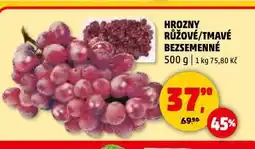 Penny Market Hrozny růžové bezsemenné nabídka