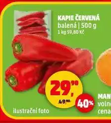 Penny Market Kapie červená nabídka