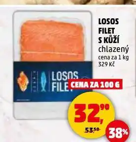 Losos filet s kůží