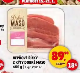 Penny Market Vepřové řízky z kýty nabídka