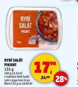 Penny Market Rybí salát pikant nabídka
