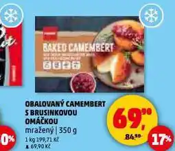 Penny Market Obalovaný camembert s brusinkovou omáčkou nabídka
