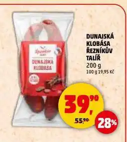 Penny Market Dunajská klobása nabídka