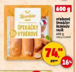 Penny Market Výběrové špekáčky nabídka