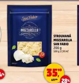 Penny Market Strouhaná mozzarella san fabio nabídka