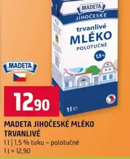 Terno Madeta jihočeské mléko trvanlivé nabídka