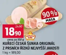 Terno Kuřecí česká šunka originál z prsních řízků nejvyšší jakosti nabídka