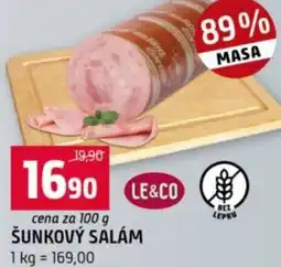 Terno Šunkový salám nabídka