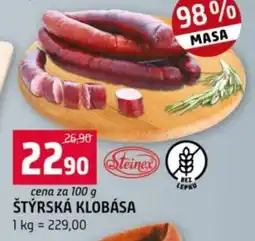 Terno Štýrská klobása nabídka