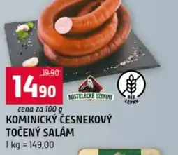 Terno Kominický česnekový točený salám nabídka