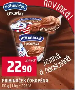 Terno Pribináček čokopěna nabídka