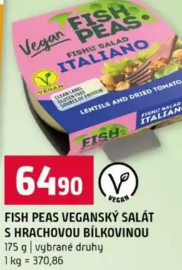 Terno Fish peas veganský salát s hrachovou bílkovinou nabídka