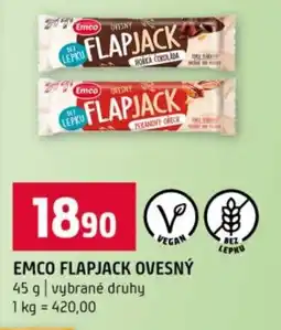 Terno Emco flapjack ovesný nabídka