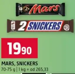 Terno Mars, snickers nabídka