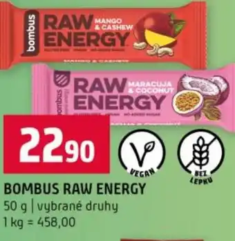 Terno Bombus raw energy nabídka