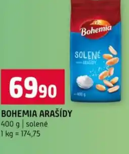 Terno Bohemia arašídy nabídka