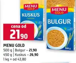 Terno Menu gold nabídka