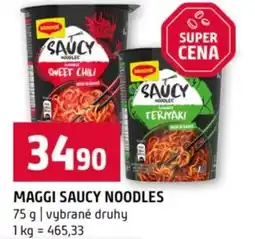 Terno Maggi saucy noodles nabídka