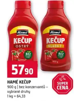 Terno Hamé kečup nabídka
