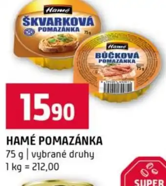 Terno Hamé pomazánka nabídka