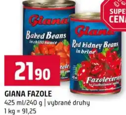 Terno Giana fazole nabídka