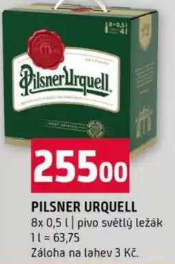 Terno Pilsner urquell nabídka