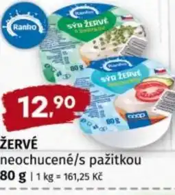 Terno Ranko Žervé neochucené/s pažitkou nabídka