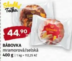 Terno Bábovka mramorová/selská nabídka