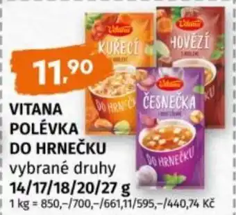 Terno Vitana polévka do hrnečku nabídka