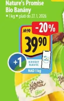 Albert Nature's Promise Bio Banány nabídka