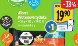 Albert Albert Proteinová tyčinka nabídka
