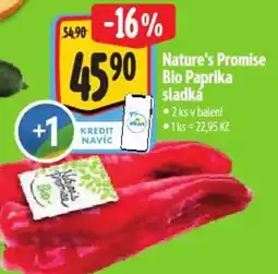 Albert Nature's Promise Bio Paprika sladká nabídka