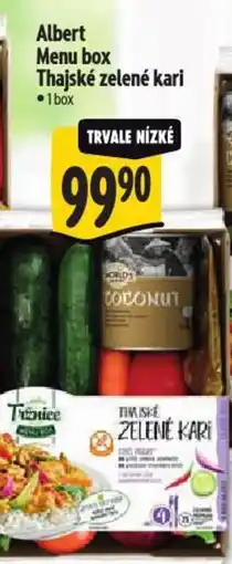 Albert Albert Menu box Thajské zelené kari nabídka