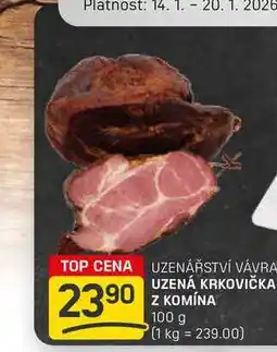 Flop UZENÁ KRKOVIČKA Z KOMÍNA 100 g nabídka